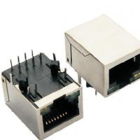 供应兴伸展电子10P8C/荐RJ45带变压器/150v热塑性/以太网接口变压器/定制塑料变压器