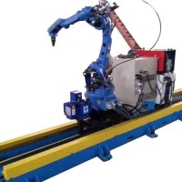 程煤机器人自动焊接
