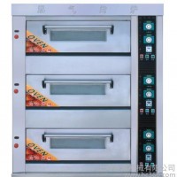 上海连富三层六盘燃气烤箱 面包蛋糕房烘焙设备商用食品机械