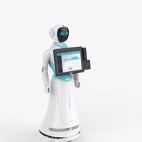 浩朋机器人商业公共服务机器人、人工智能无轨机器人、智能语音服务机器人
