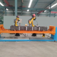 汉德焊激光跟踪与工业机器人集成自动焊矿山机械自动焊接设备