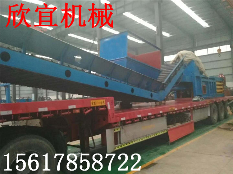 120型多功能卧室废纸箱打包机 易拉罐打包机 秸秆玉米打包机发货现场
